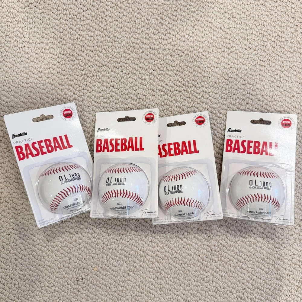 NEW Franklin White Practice Baseball